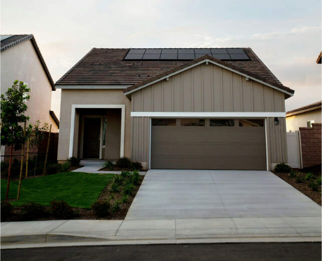 house using solar energy